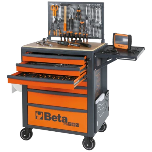 DRAWER TOOL TROLLEY - ORANGE - Special Edition Toolbox