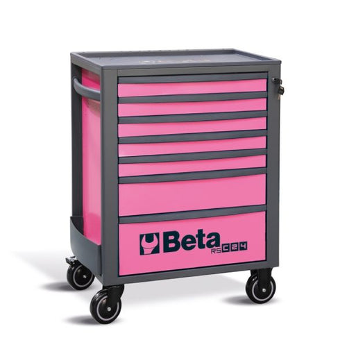 DRAWER TOOL TROLLEY - FULL PINK