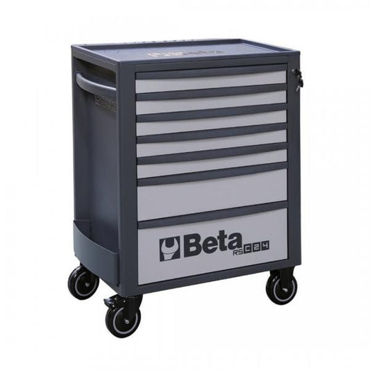 DRAWER TOOL TROLLEY - GREY AND WHITE